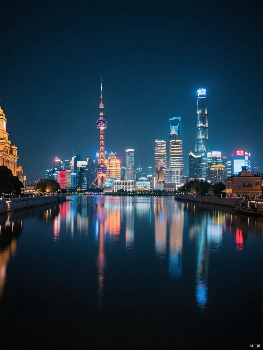 Shanghai Bund & Wasserstädte